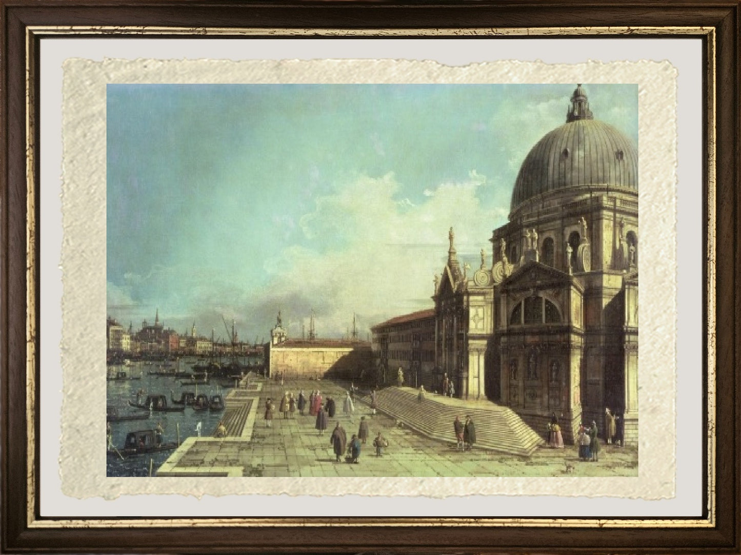 Venezia con la Chiesa di Santa Maria della Salute - Giovanni Antonio Canal detto Canaletto