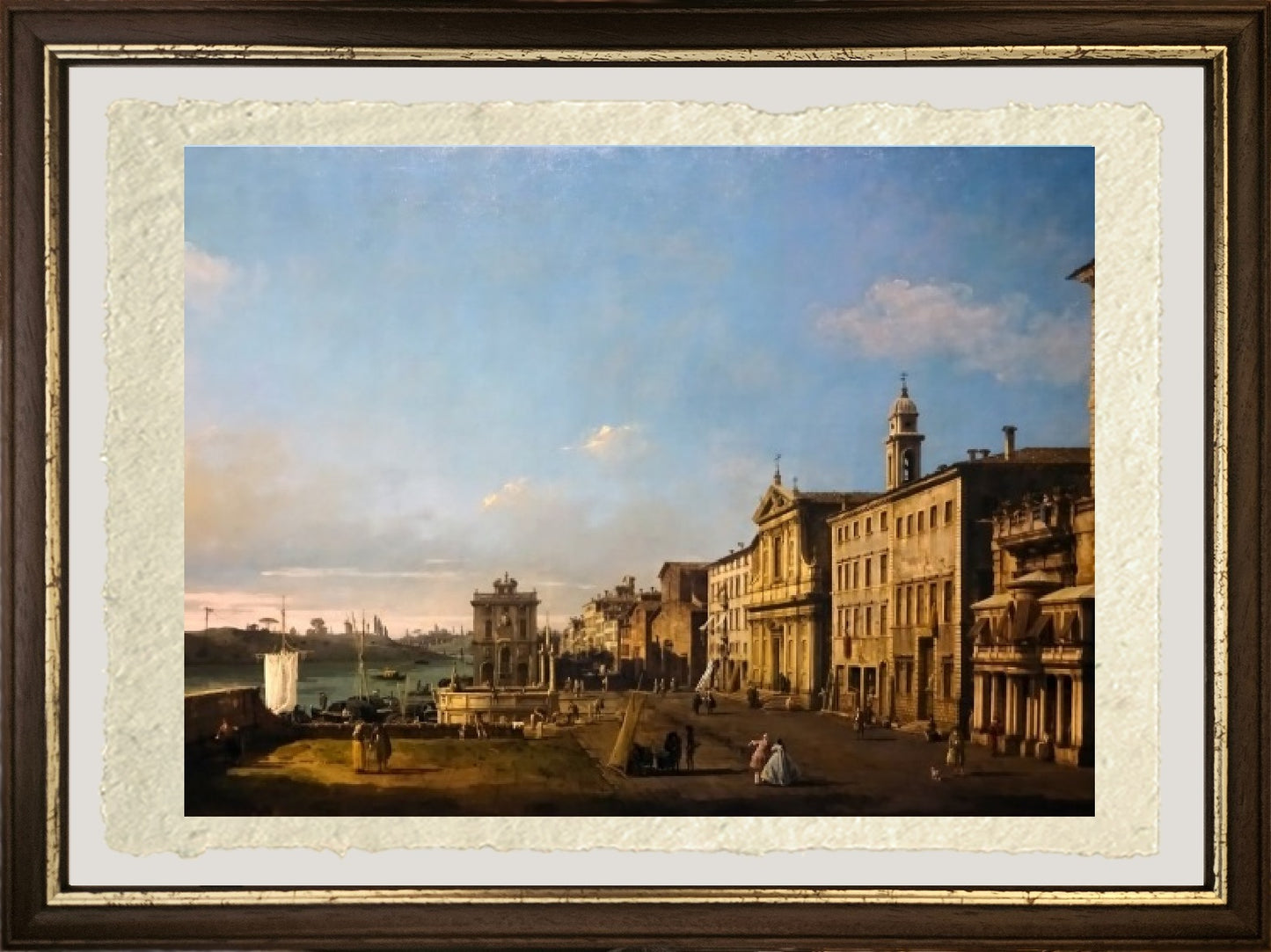 Via di Ripetta in Rome, 1744 - Bernardo Bellotto