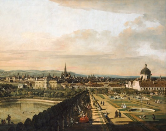 Vienna vista dal Palazzo del Belvedere - Bernardo Bellotto