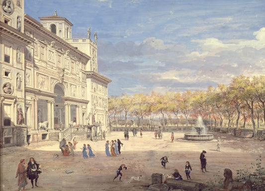 Villa Medici, Rome - Gaspare Vanvitelli - Gaspar van Wittel