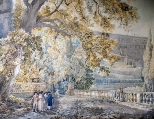 Villa d'Este a Tivoli - Jakob-Philipp Hackert