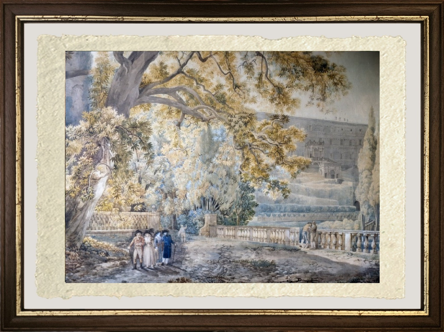 Villa d'Este a Tivoli - Jakob-Philipp Hackert