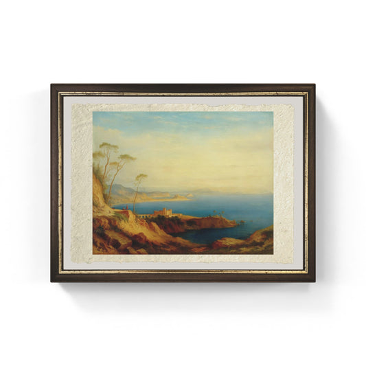 Vista sul Golfo di Napoli di Carl Morgenstern su carta Amalfi