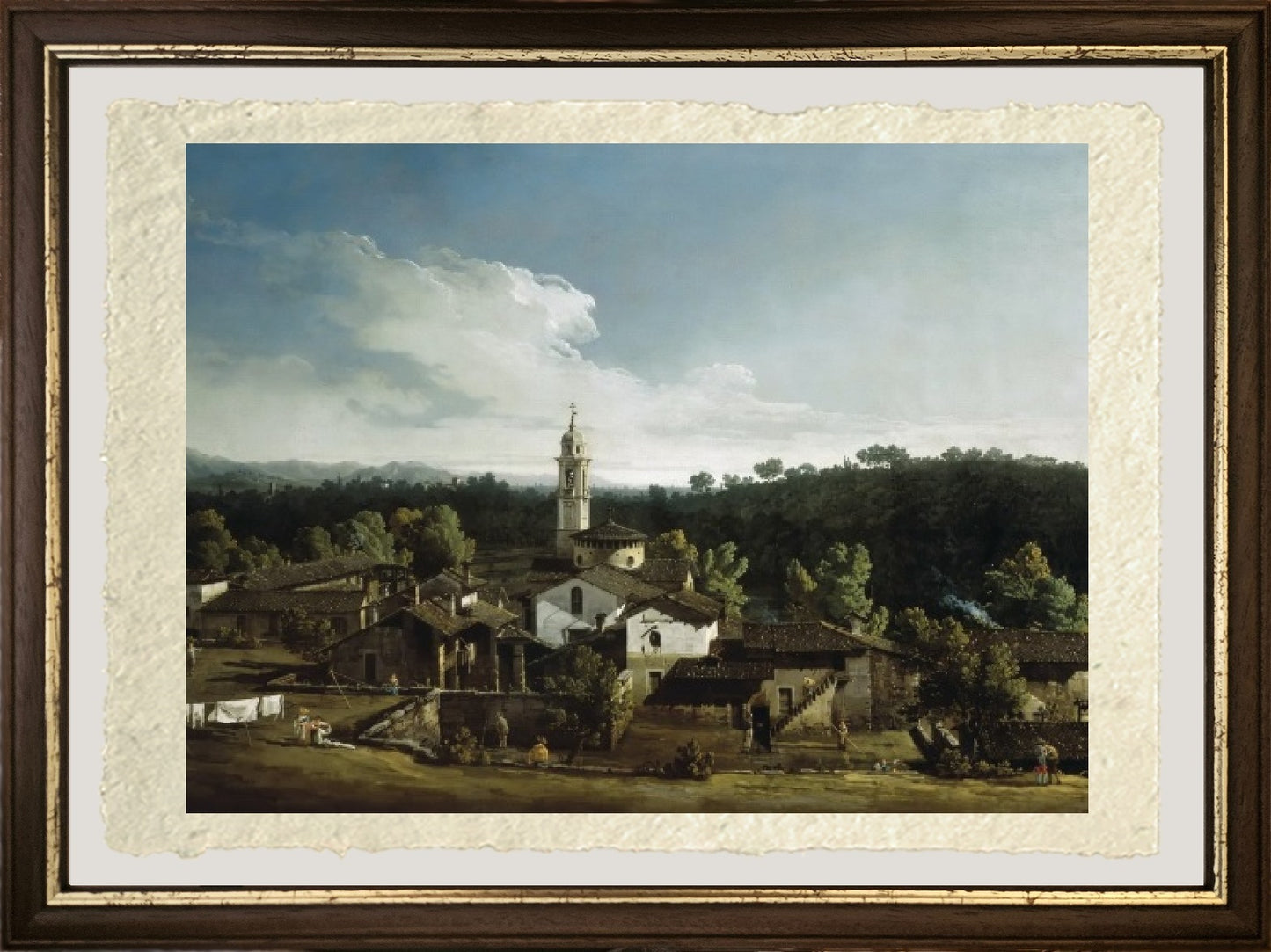 View of Rome with St. Peter's and Castel Sant' Angelo in the Distance, 1685 - Gaspare Vanvitelli - Gaspar van Wittel