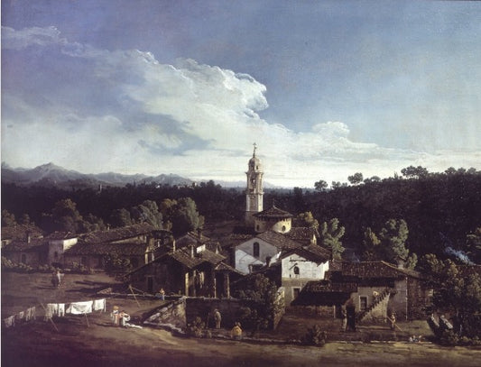 View of Rome with St. Peter's and Castel Sant' Angelo in the Distance, 1685 - Gaspare Vanvitelli - Gaspar van Wittel