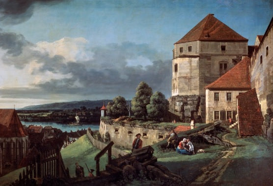 Vista di Pirna dalla Fortezza di Sonnenstein - Bernardo Bellotto