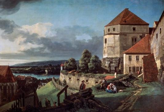 Vista di Pirna dalla Fortezza di Sonnenstein - Bernardo Bellotto
