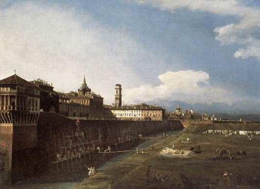 View of Turin near the Royal Palace - Bernardo Bellotto