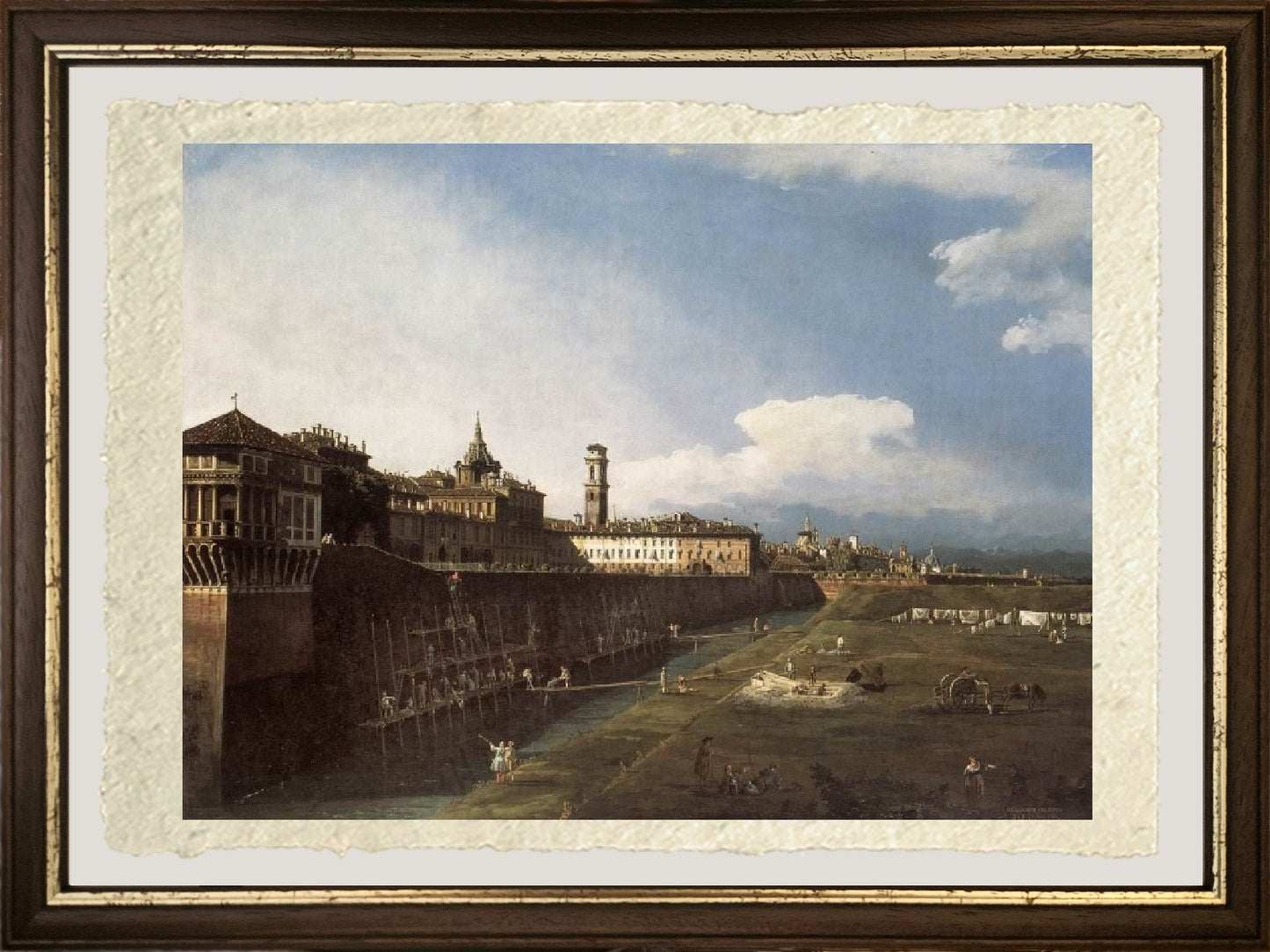 View of Turin near the Royal Palace - Bernardo Bellotto