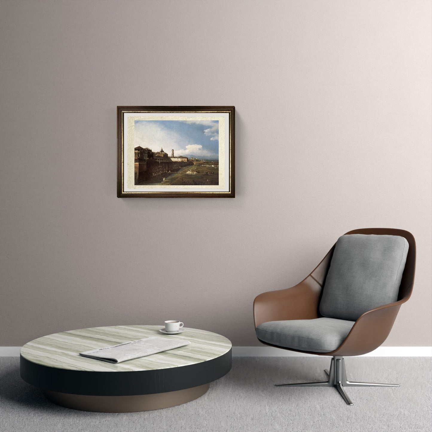 View of Turin near the Royal Palace - Bernardo Bellotto