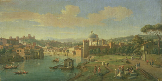 View of Verona - Gaspare Vanvitelli - Gaspar van Wittel