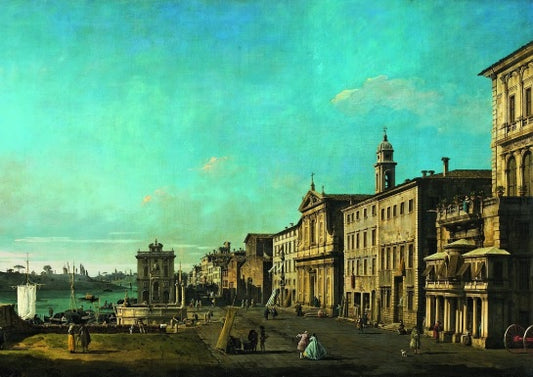 View of Via di Ripetta in Rome - Bernardo Bellotto