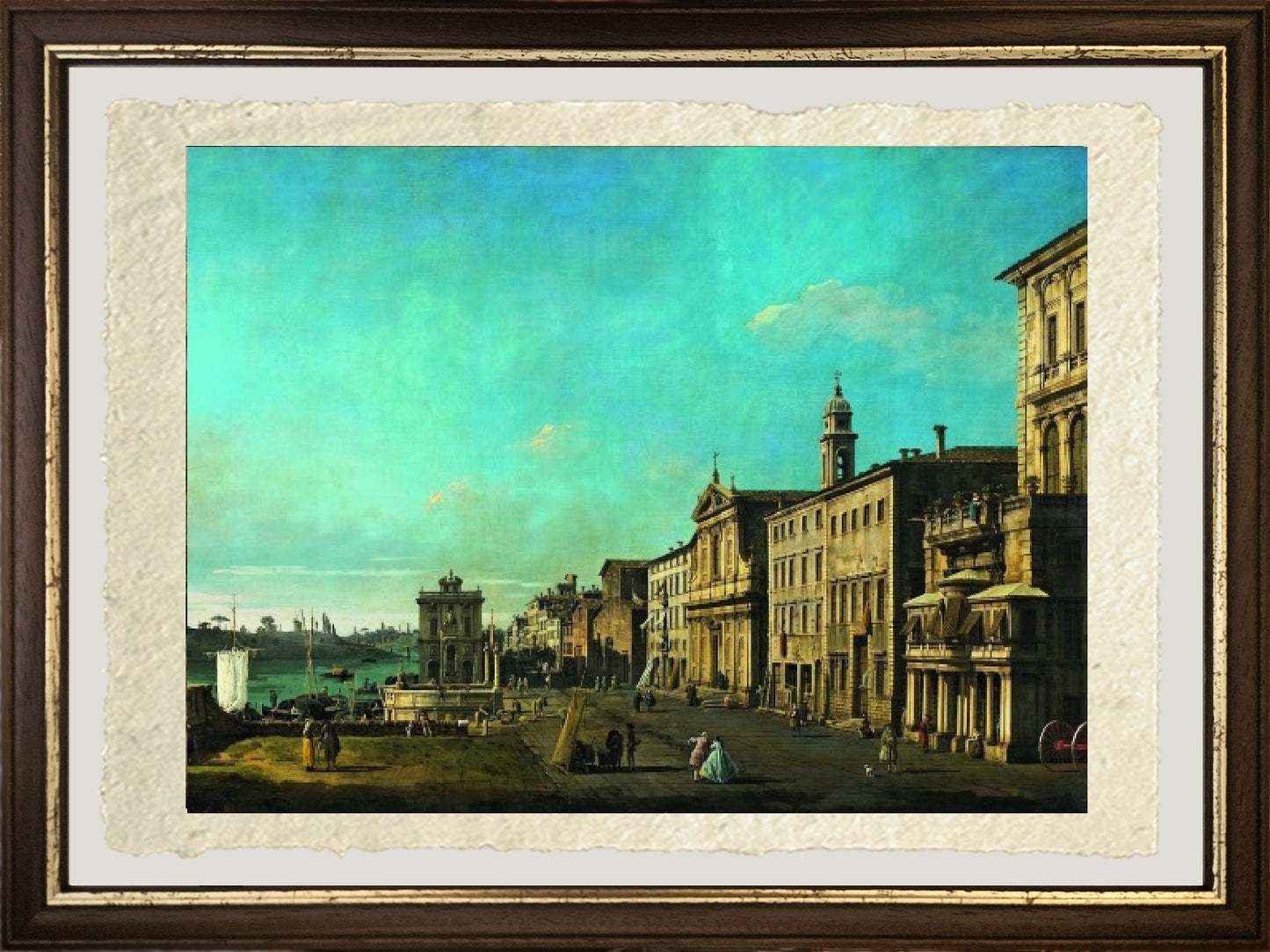 View of Via di Ripetta in Rome - Bernardo Bellotto