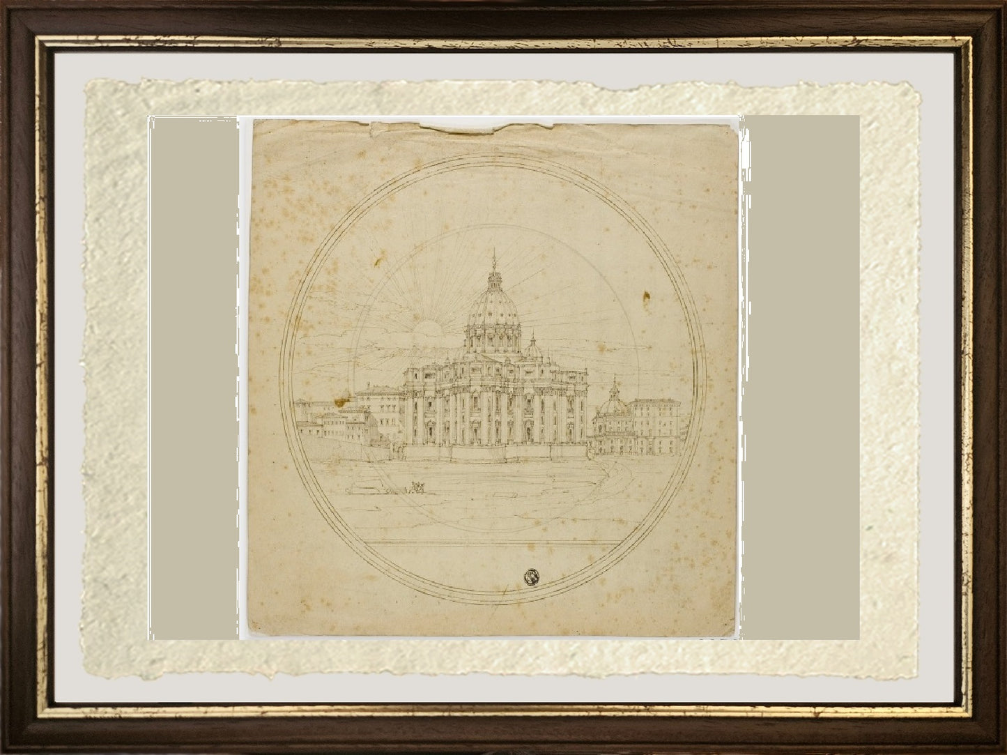 Vista esterna dell'abside, San Pietro - Lievin Cruyl