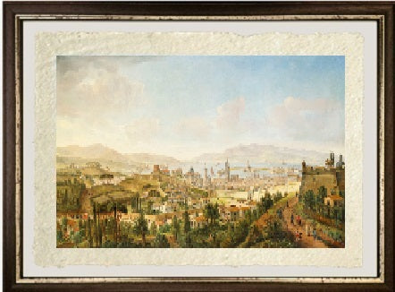 Vista panoramica di Messina, Sicilia - Gaspare Vanvitelli - Gaspar van Wittel