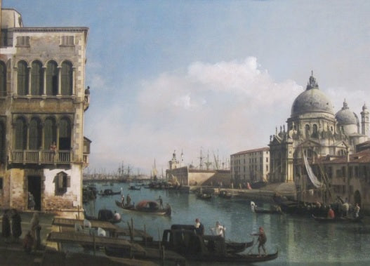 Vista sul Canal Grande: Santa Maria della Salute - Bernardo Bellotto