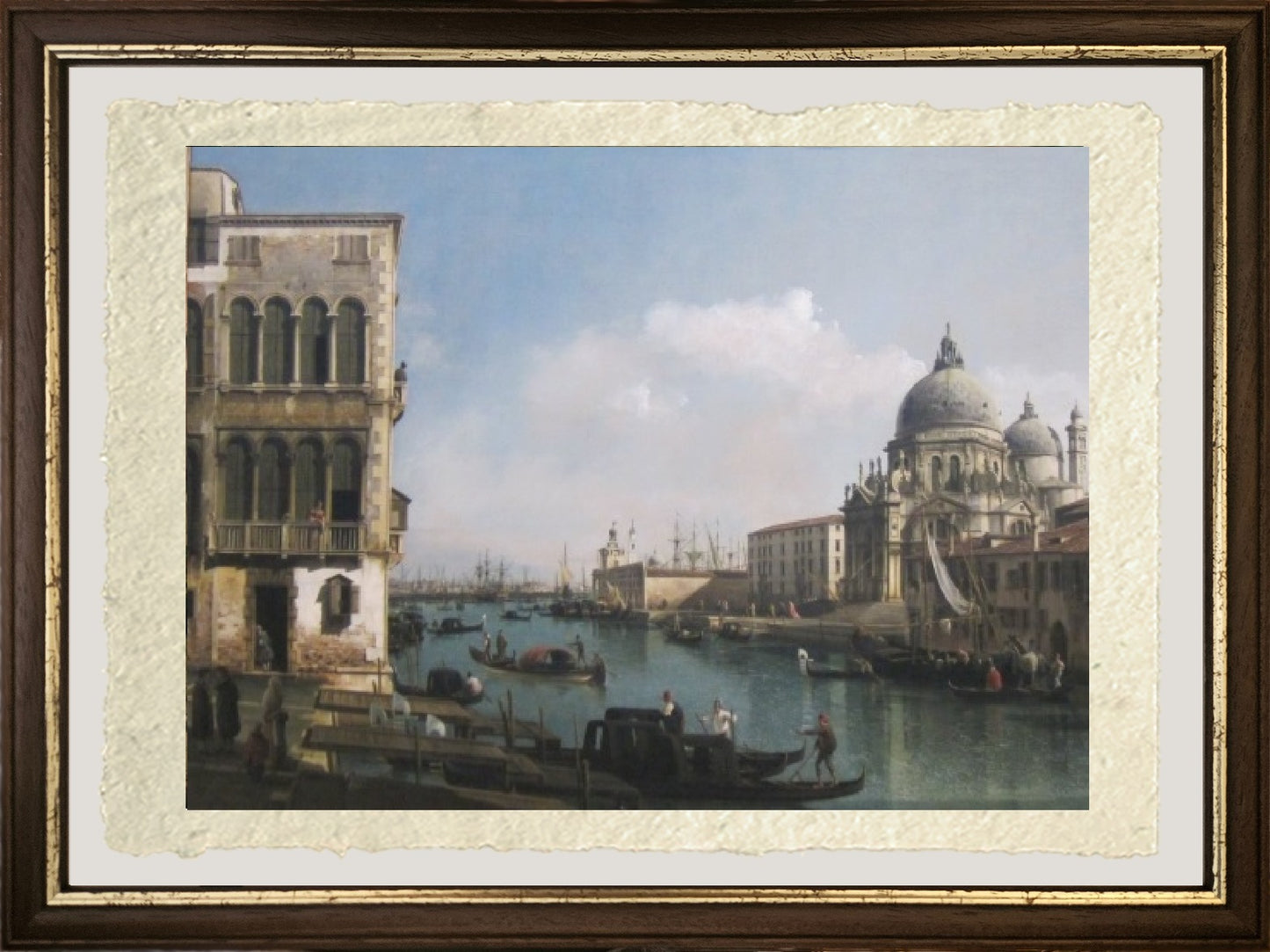 Vista sul Canal Grande: Santa Maria della Salute - Bernardo Bellotto
