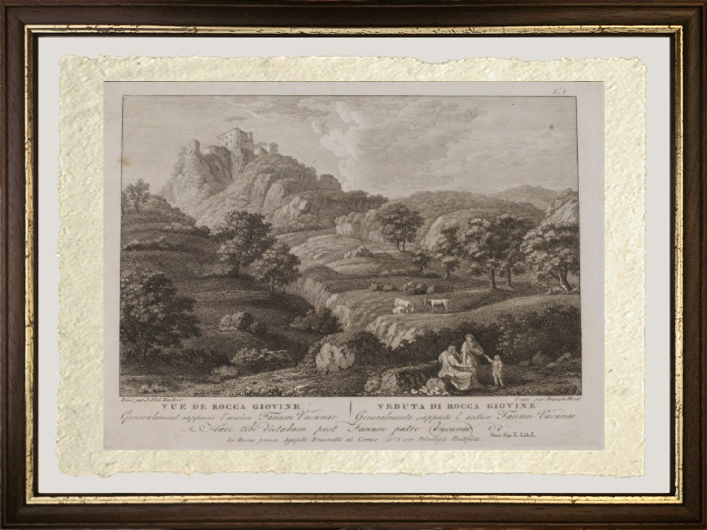 Vue de Rocca Giovine (no. V) - Jakob-Philipp Hackert