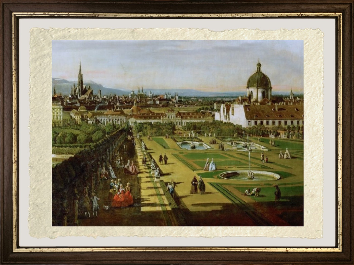 View of Rome with St. Peter's and Castel Sant' Angelo in the Distance, 1685 - Gaspare Vanvitelli - Gaspar van Wittel