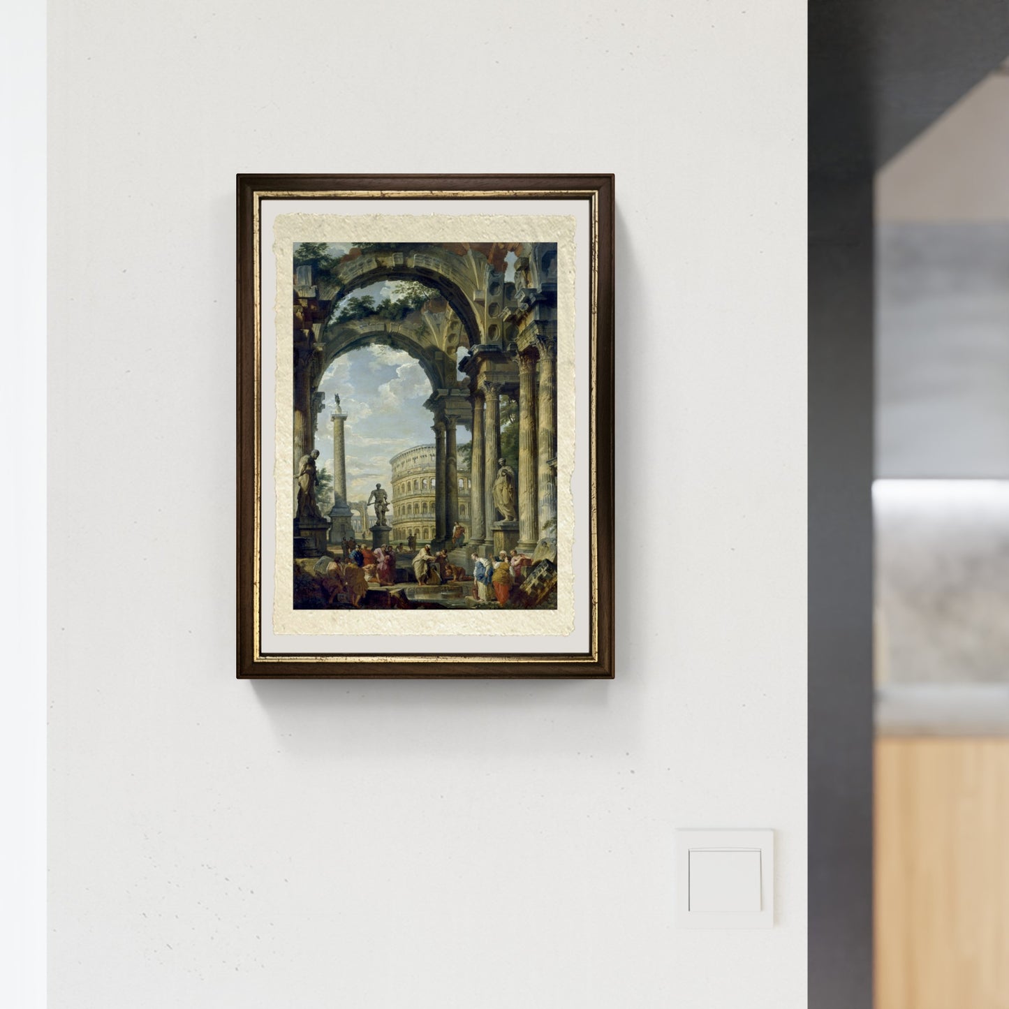 Capriccio Romano, XVIII secolo di Pannini muro