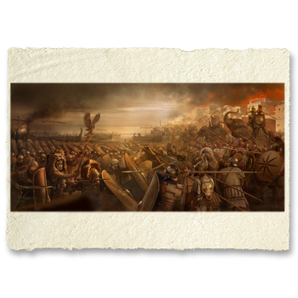 La battaglia di Cartagine e la sua distruzione