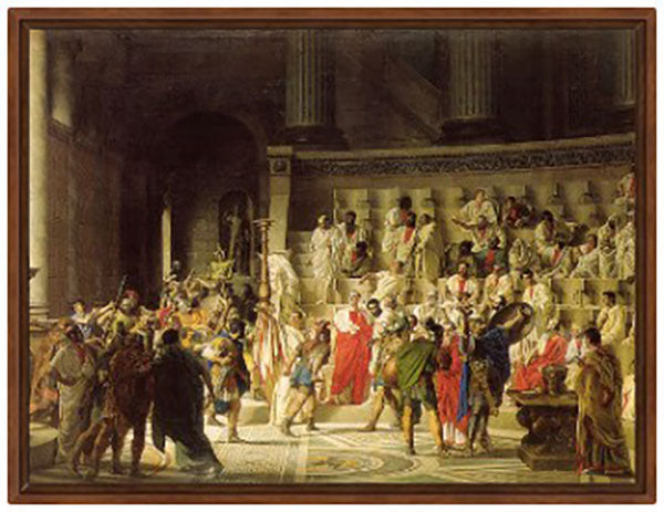 Death of Caesar, by Raffaele Giannetti