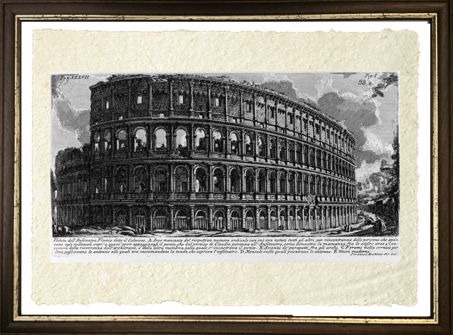Colosseo, riproduzione di Giovanni Battista Piranesi