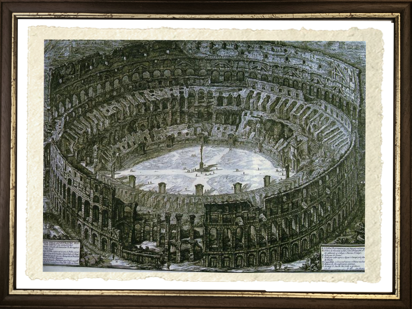 Anfiteatro Flavio (Colosseo), riproduzione di Giovanni Battista Piranesi