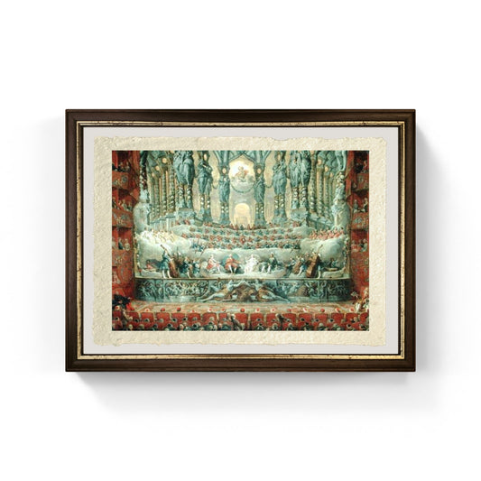 Concerto dato dal cardinale de La Rochefoucauld al Teatro Argentina di Roma di Pannini