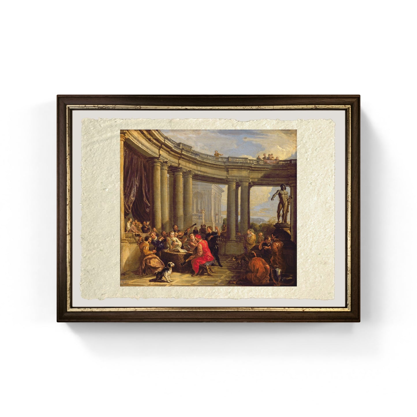 Concerto in una galleria circolare di Pannini
