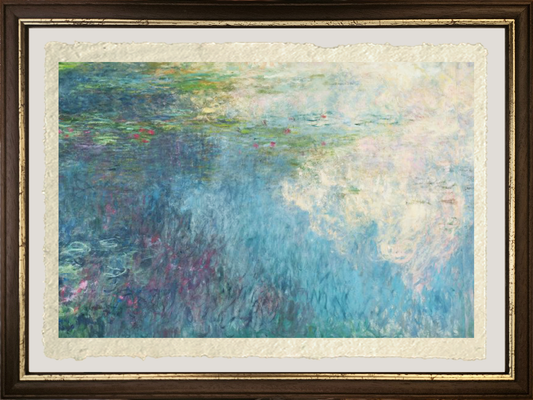 Nuvole, serie ninfee, quadro di Claude Monet