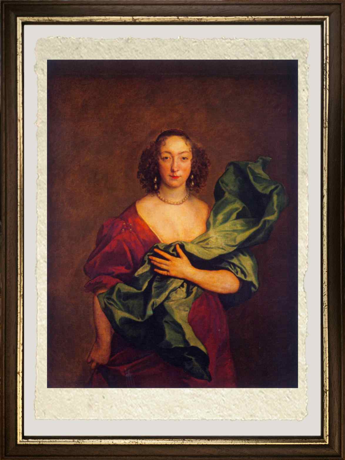 Portrait of the Countess of Castlehaven on fine Amalfi paper