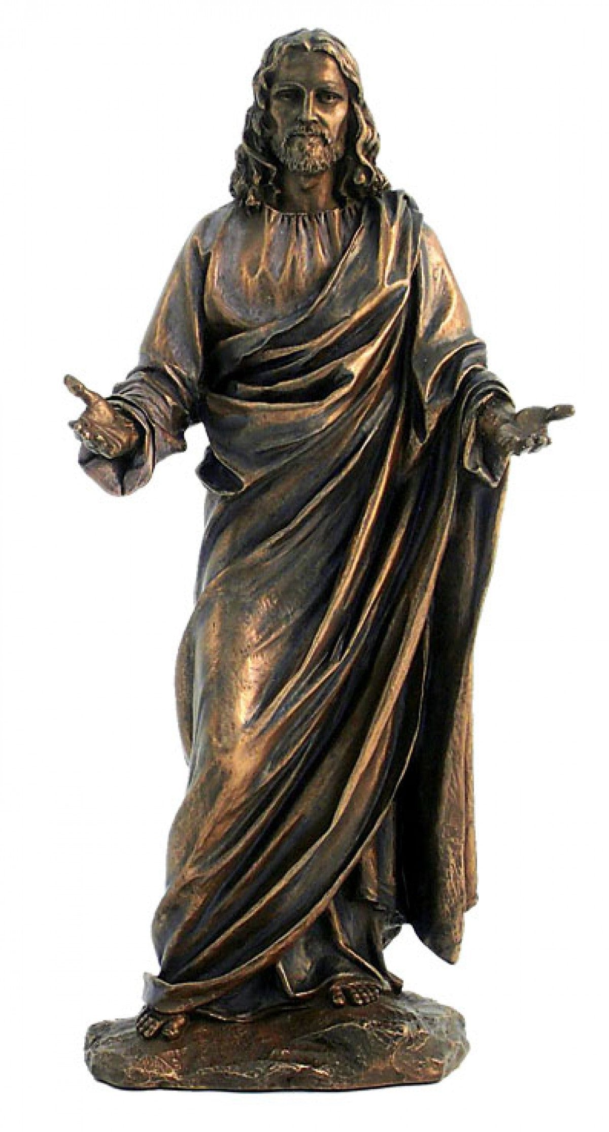 Gesù Cristo - Statua resina bronzata