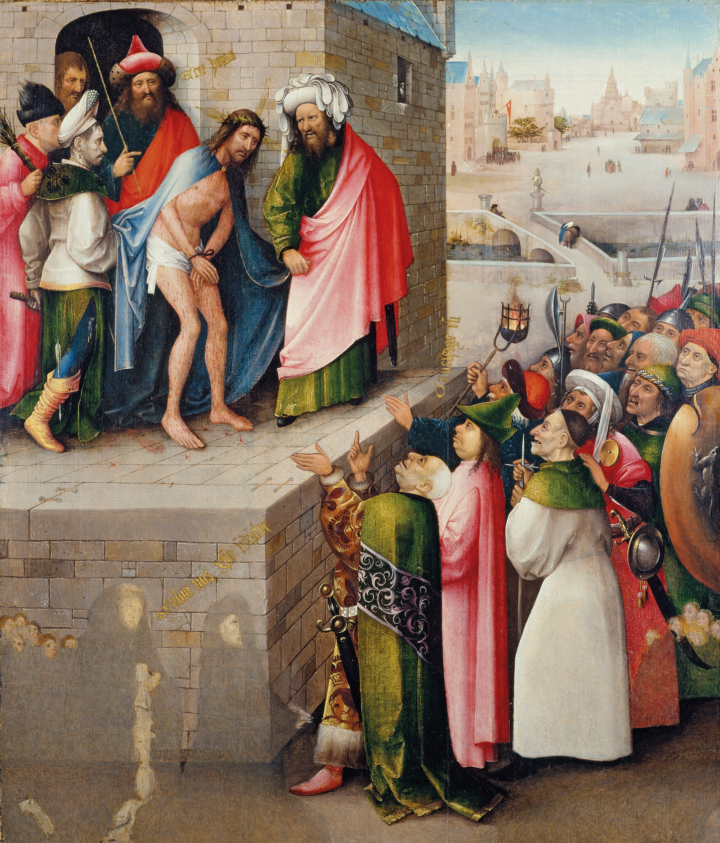 Ecce Homo di Hieronymus Bosch su pregiata carta Amalfi