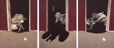 Triptych, May–June 1973 di Francis Bacon su pregiata carta Amalfi