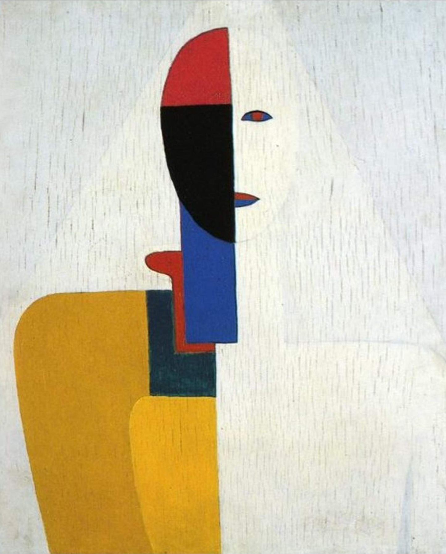 Busto di donna di Kazmir Malevich su pregiata carta Amalfi