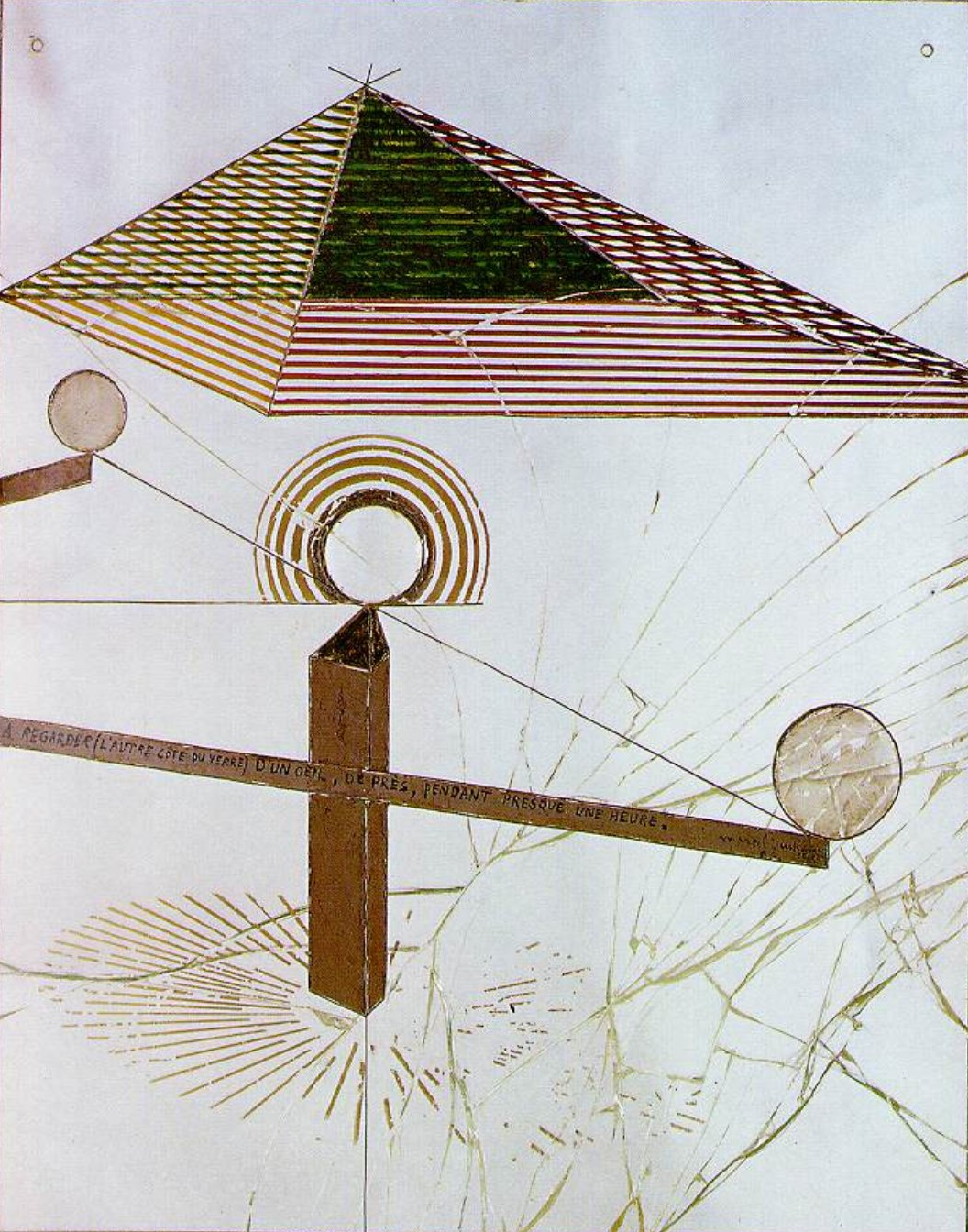 Da guardare (l’altro lato del vetro) con un occhio di Marcel Duchamp su pregiata carta Amalfi