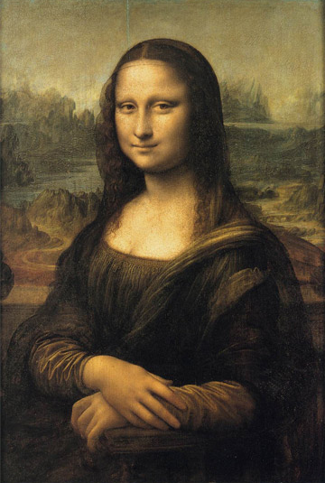 Mona Lisa - La Gioconda di Leonardo da Vinci su pregiata carta Amalfi