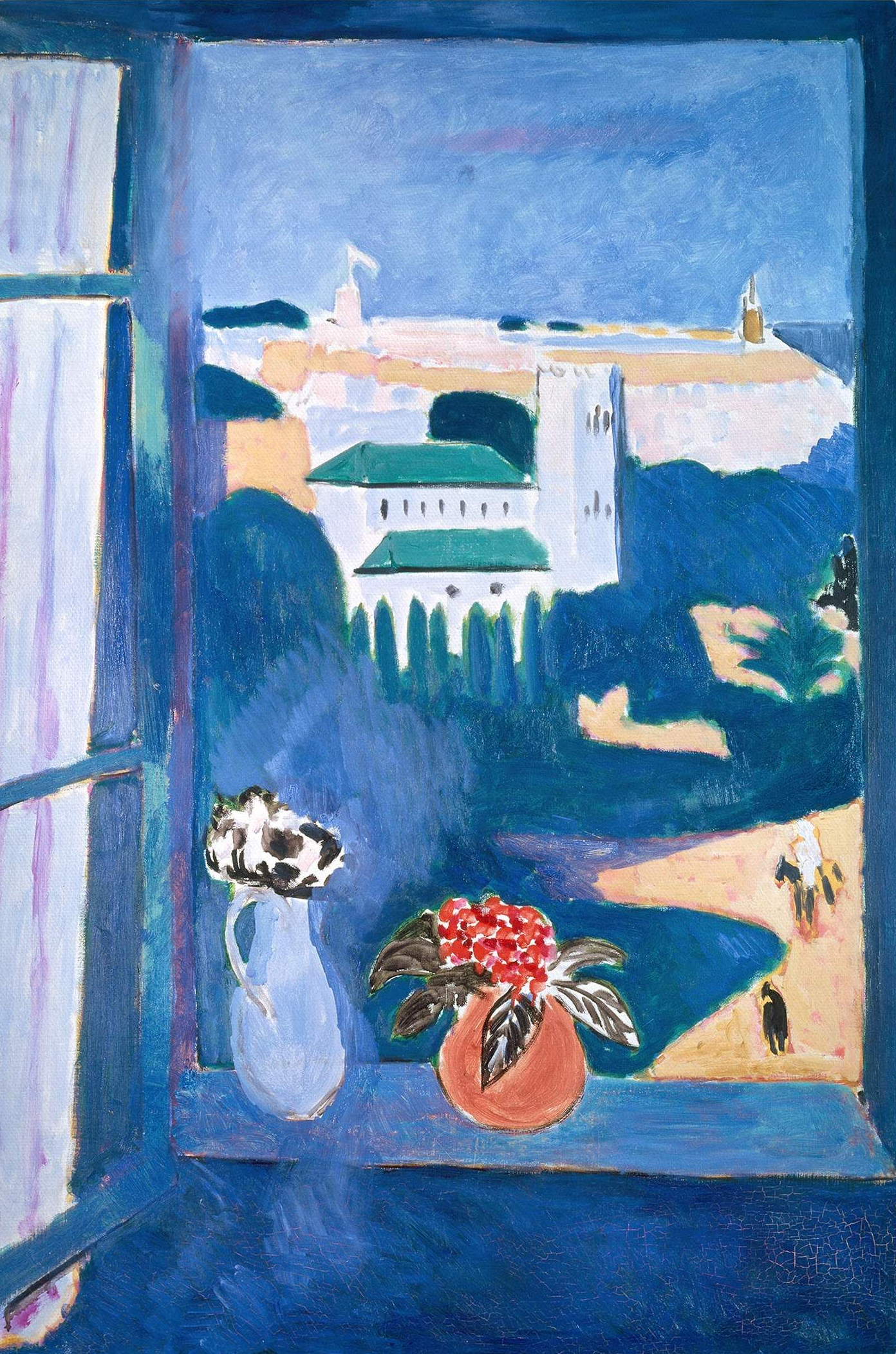 Finestra a Tangeri di Henri Matisse su pregiata carta Amalfi
