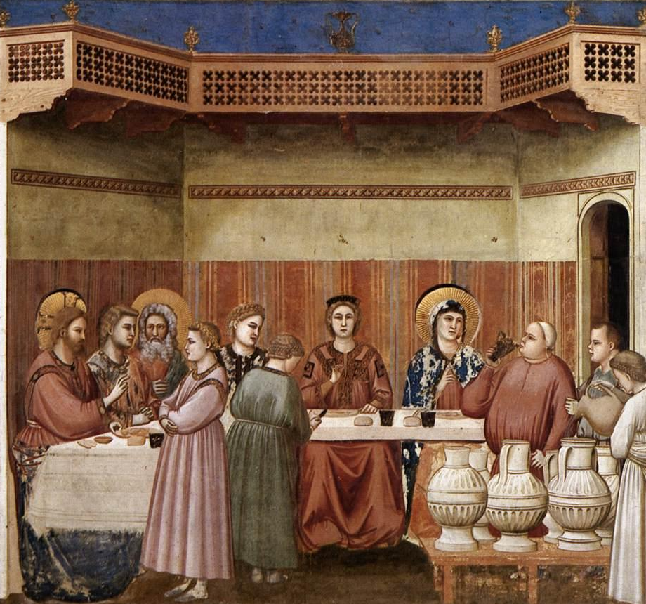 The Wedding at Cana by Giotto on Amalfi paper