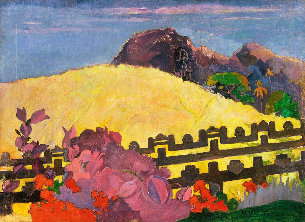 Parahi te marae di Paul Gaugin su pregiata carta Amalfi