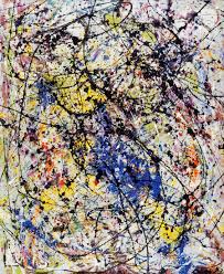 Riflesso dell'orsa maggiore di Jackson Pollock su pregiata carta Amalfi