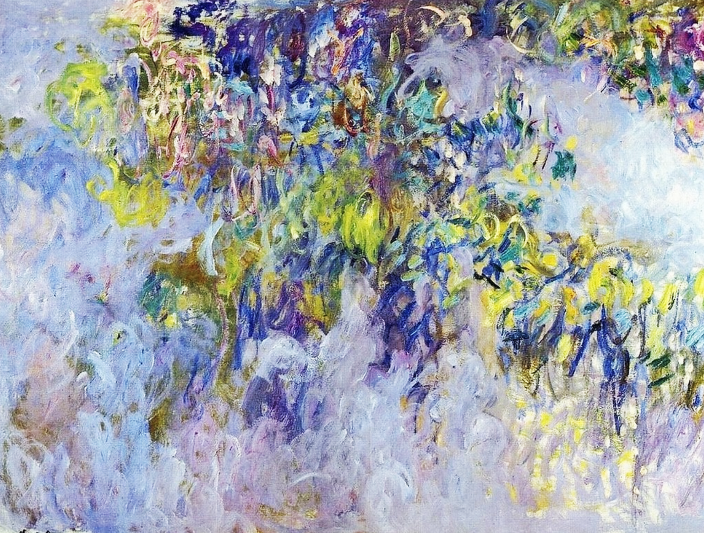 Wisteria, painting by Claude Monet