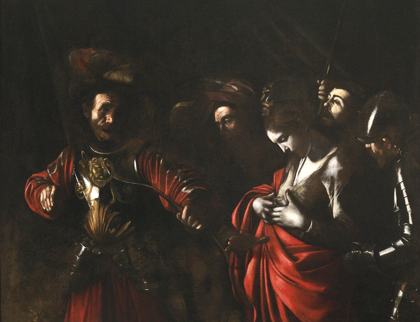 Martirio di Sant'Orsola di Caravaggio su pregiata carta Amalfi