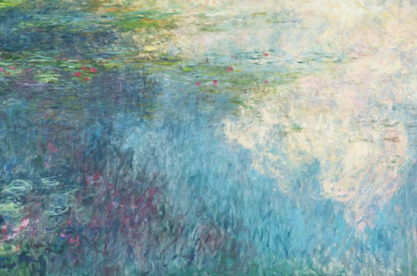  Water lilies (the clouds), painting by Claude Monet