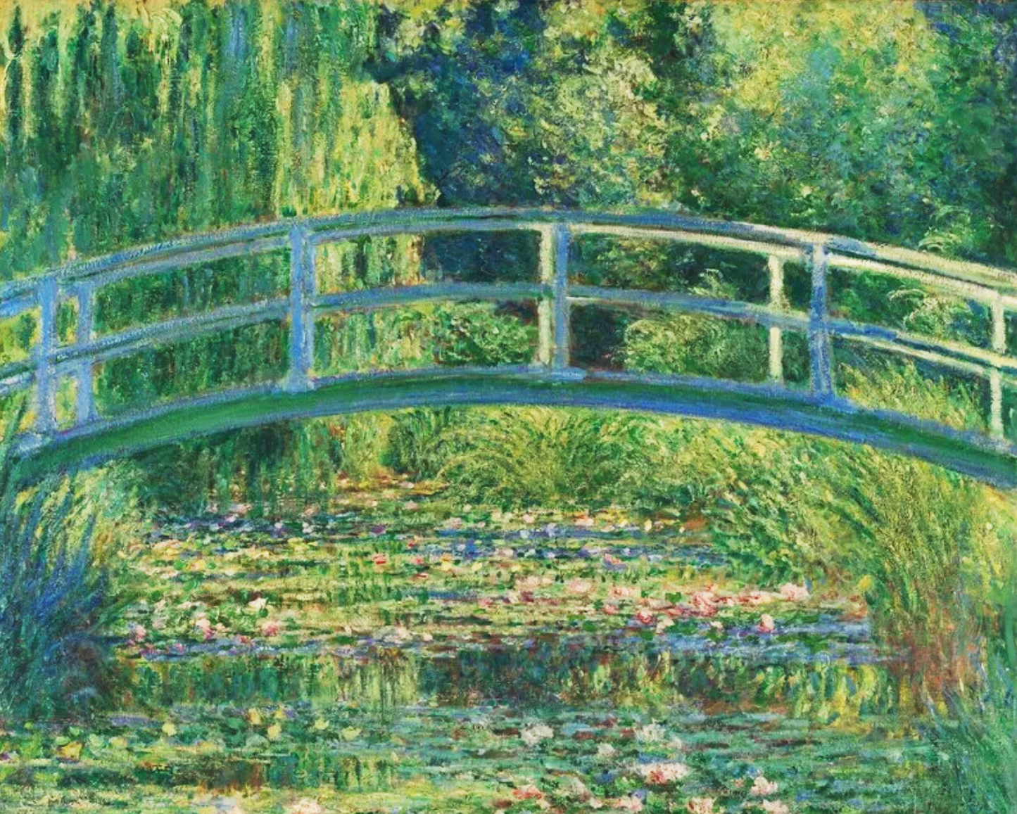 The Water Lily Pond, painting by Claude Monet