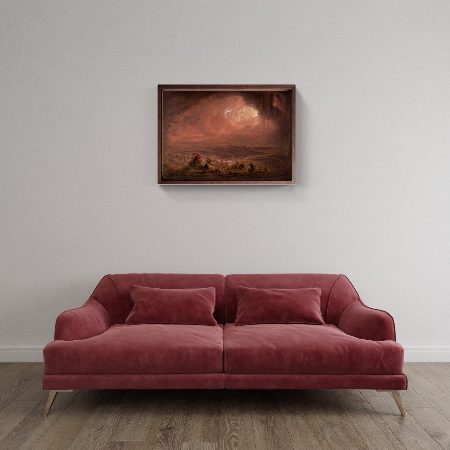 The Destruction of Herculaneum and Pompeii by John Martin 1822