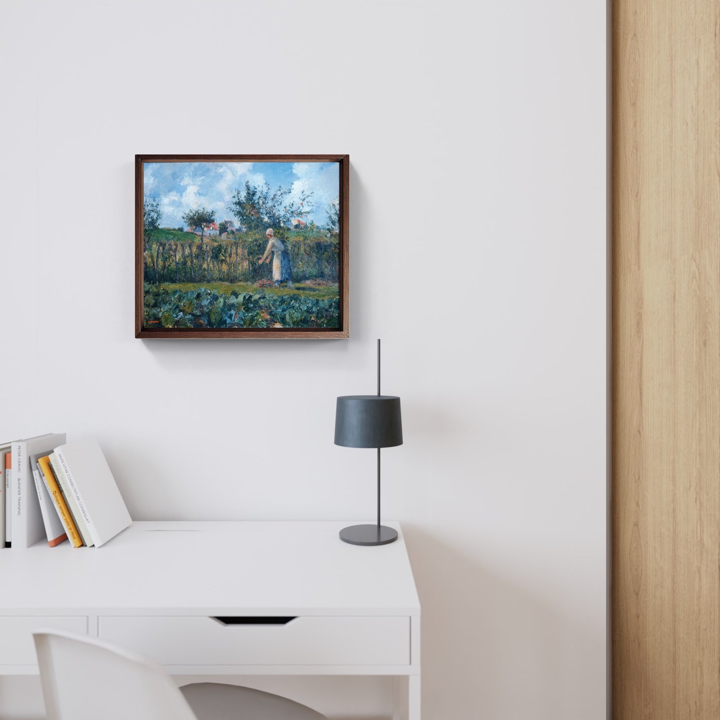 Donna nell’orto di Camille Pissarro
