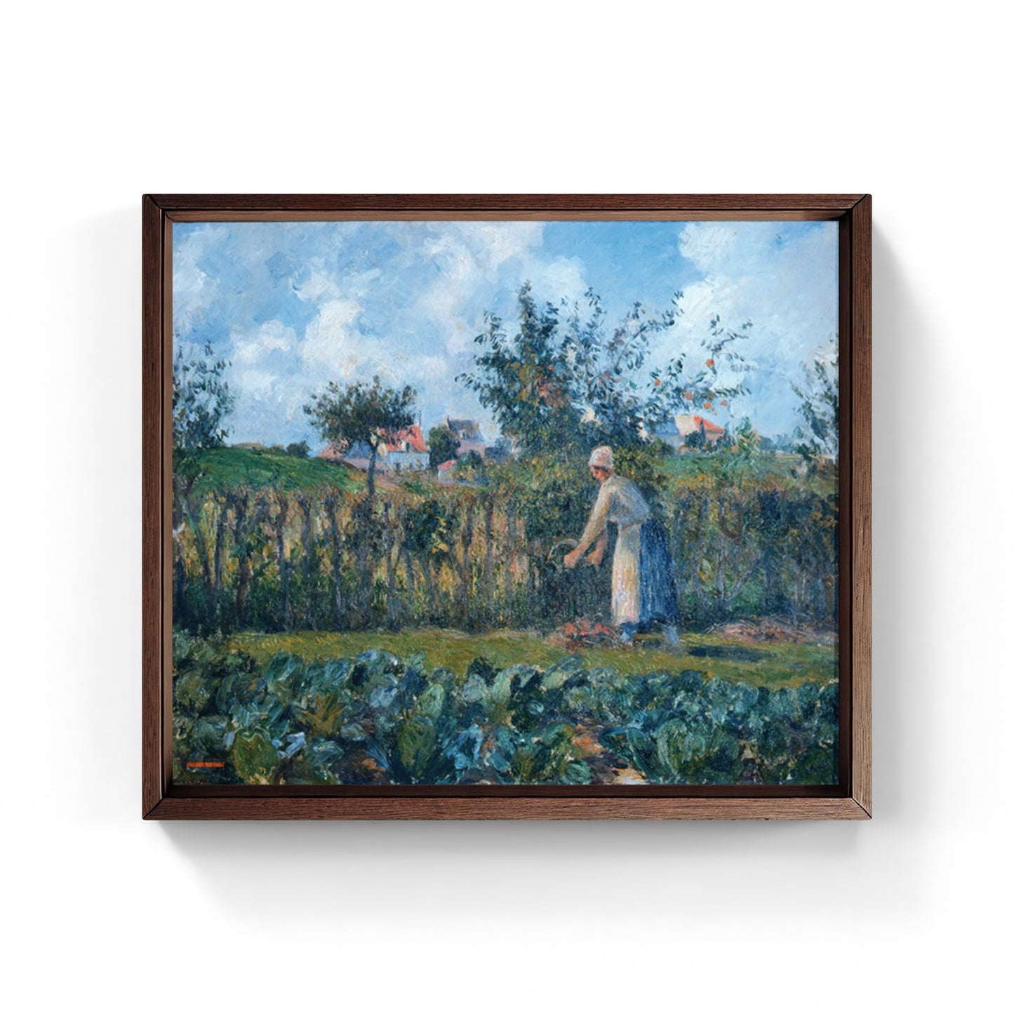Donna nell’orto di Camille Pissarro