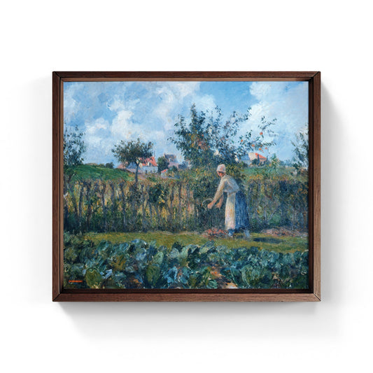 Donna nell’orto di Camille Pissarro